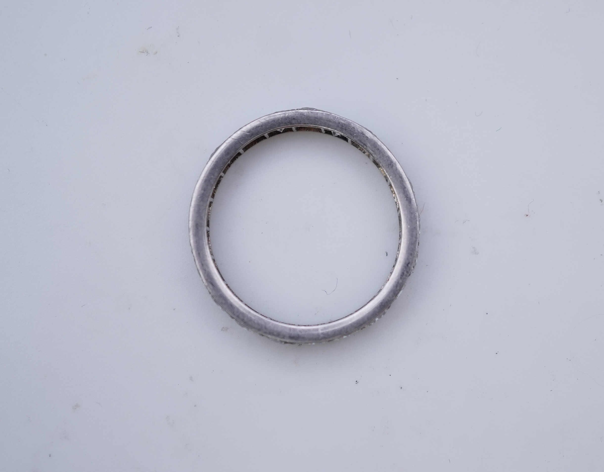 A diamond eternity ring, mid 20th century